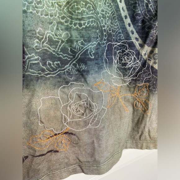 Y2k Boho Top with rhinestones - Picture 4 of 4